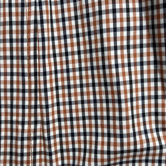 Talbots Polished Plaid Checkered Trench Coat in Petite L - Picture 14 of 16